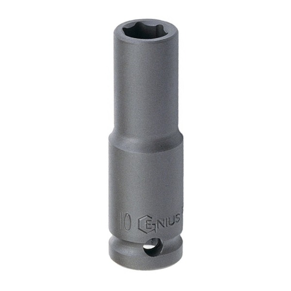 지니어스 3/8 육각 롱 임팩소켓 복스알 16mm (200-2482)