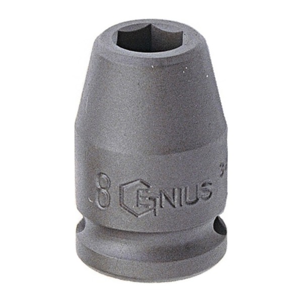 지니어스 3/8 육각 임팩소켓 복스알 8mm (200-1641)