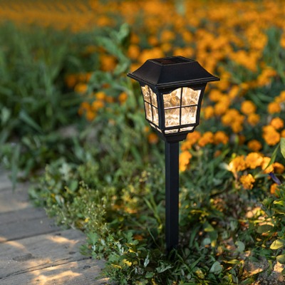 컴스 사각 태양광 LED 야외 조명 정원등 ER176 (59994)