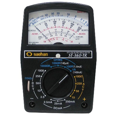새한 아날로그 테스터 멀티 전류 전압 측정 테스트기 ST-360TR (415-0941)